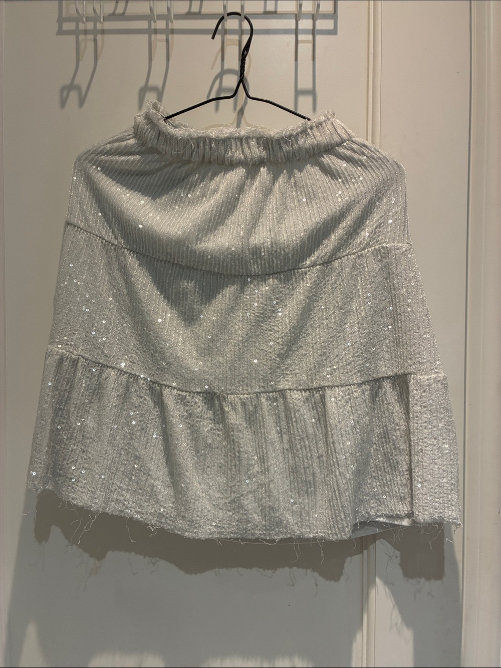 Zara Sequin Tiered Girls' Skirt **will fit adult xsmall